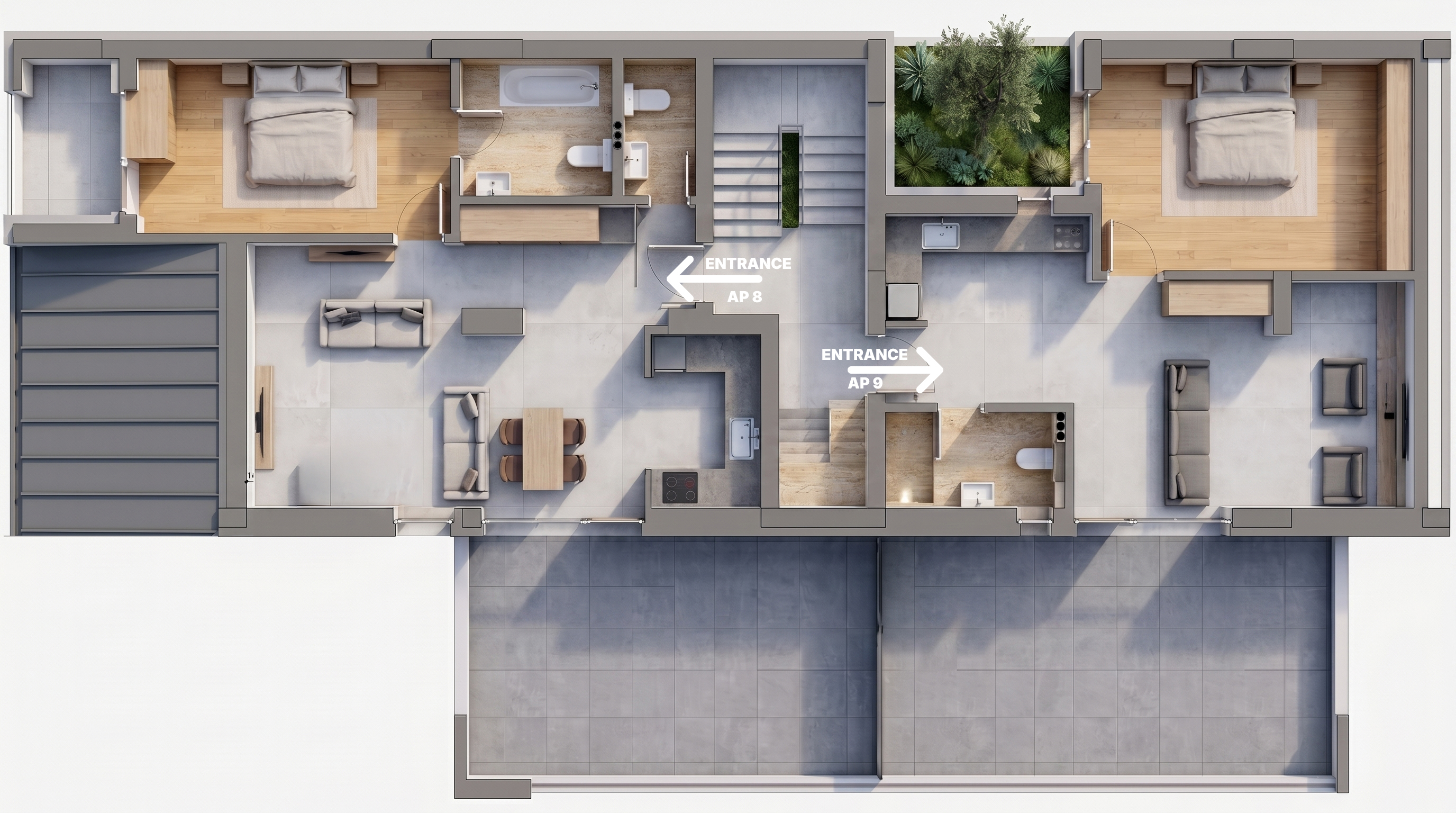 Mansardă - Selectează un apartament din plan